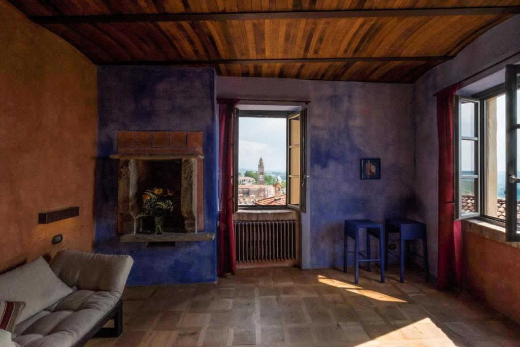 Et sittehjørne på Palazzo d'Assi - Guest house
