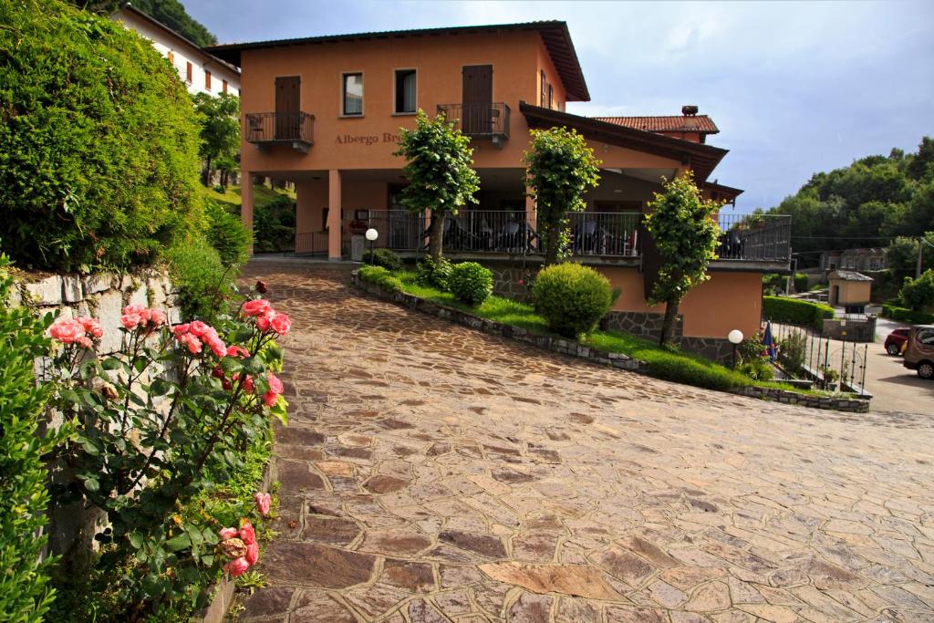Zahrada ubytování Albergo Breglia
