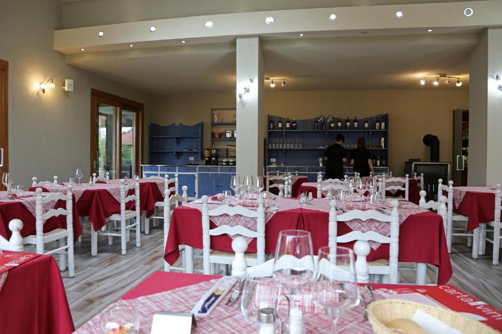 Restaurace v ubytování Albergo Breglia