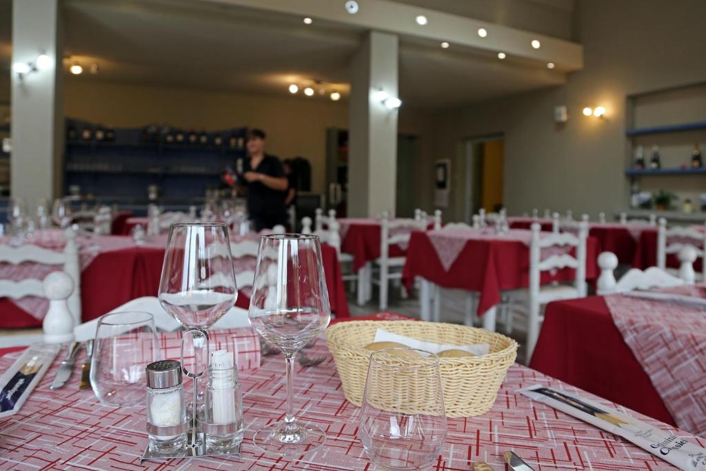 Restaurace v ubytování Albergo Breglia