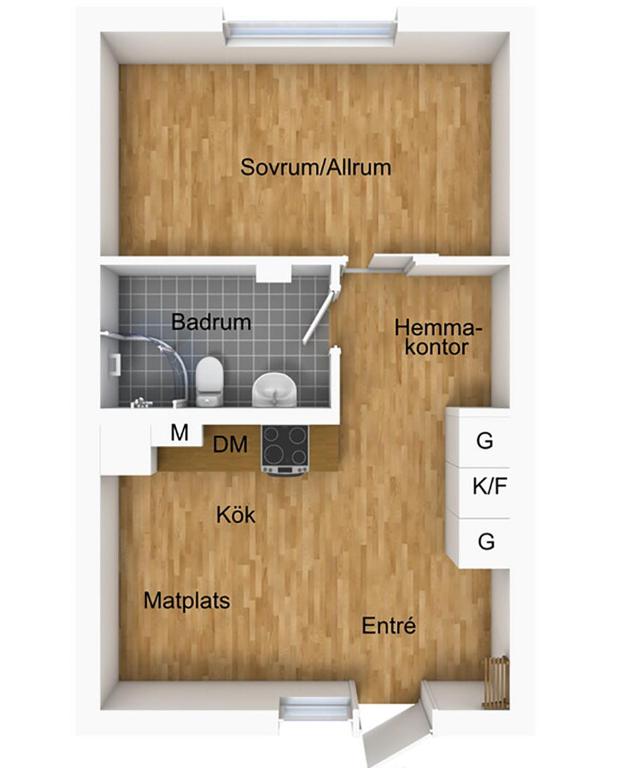 Půdorys ubytování Annex Artilleri