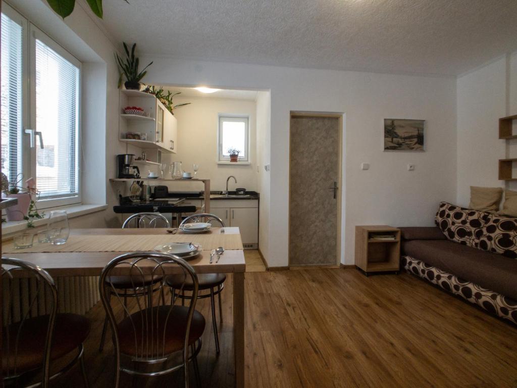 Kuchyň nebo kuchyňský kout v ubytování Guest House Privát Štrba