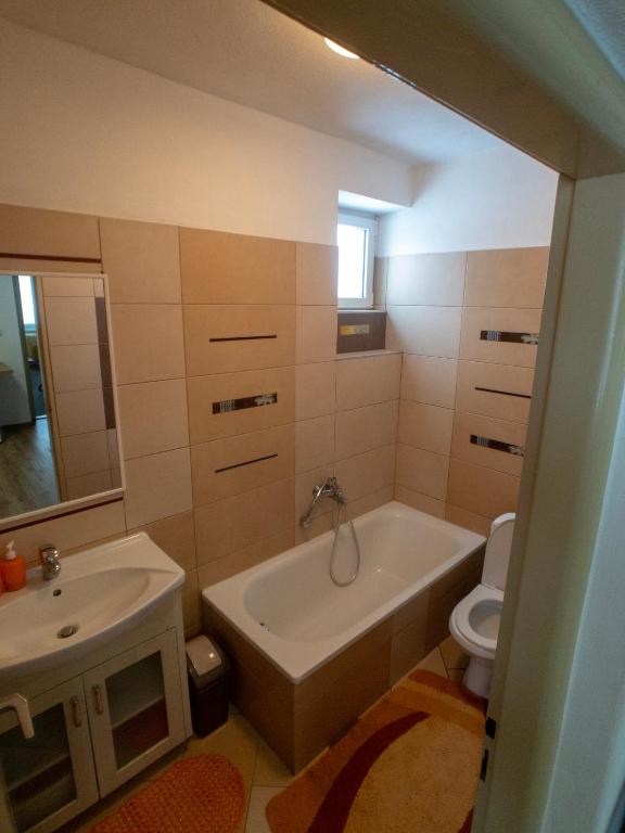 Koupelna v ubytování Guest House Privát Štrba