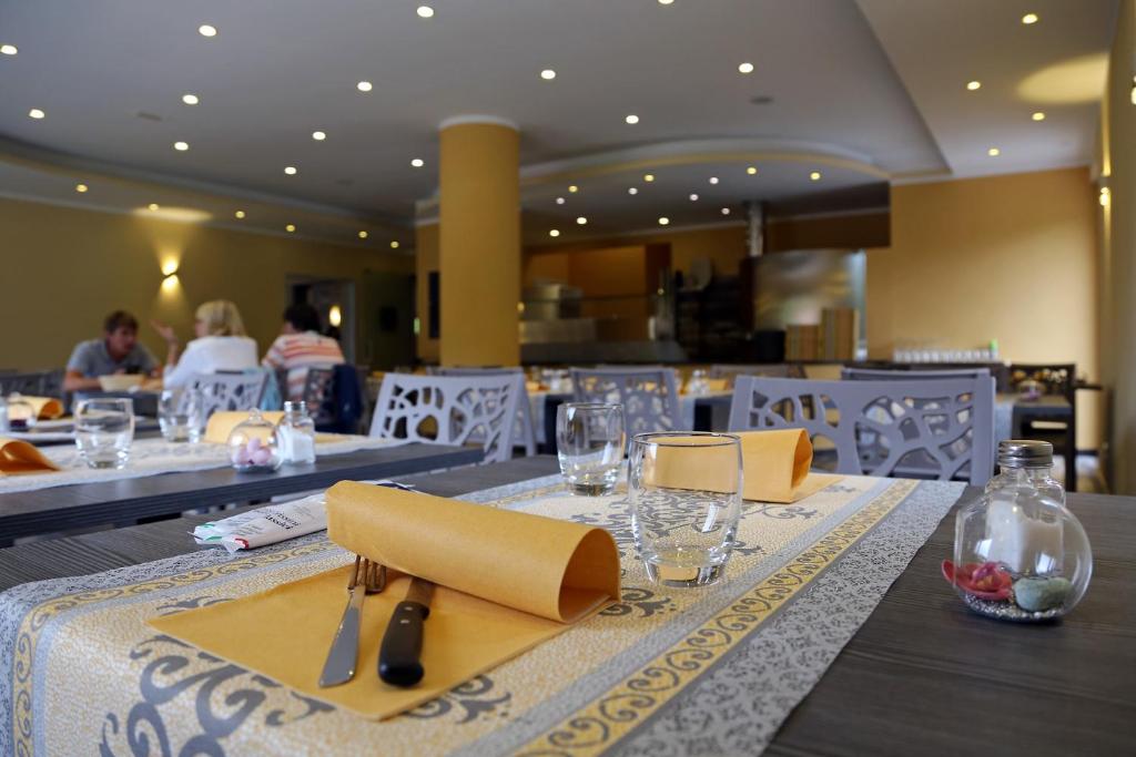 Restaurace v ubytování Albergo Breglia