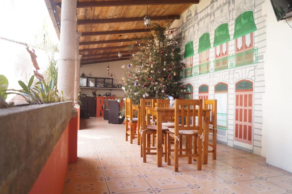 Restaurace v ubytování Hotel Posada San Antonio Coatepec