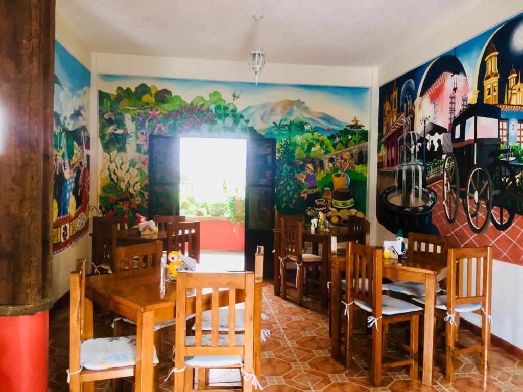 Restaurace v ubytování Hotel Posada San Antonio Coatepec