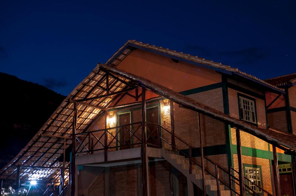 O edifício em que a pousada se localiza