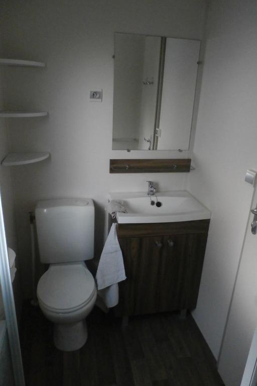 Koupelna v ubytování Mobil'home Valras