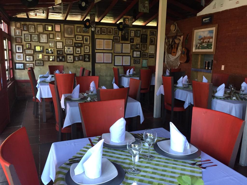 Restaurace v ubytování Hotel Casona Las Juanas