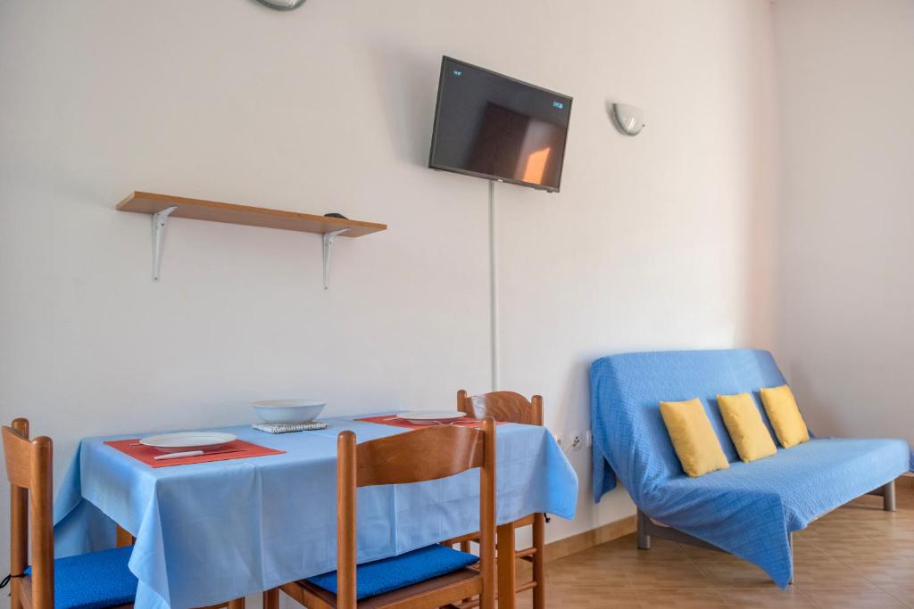 TV a/nebo společenská místnost v ubytování Apartments Slavica