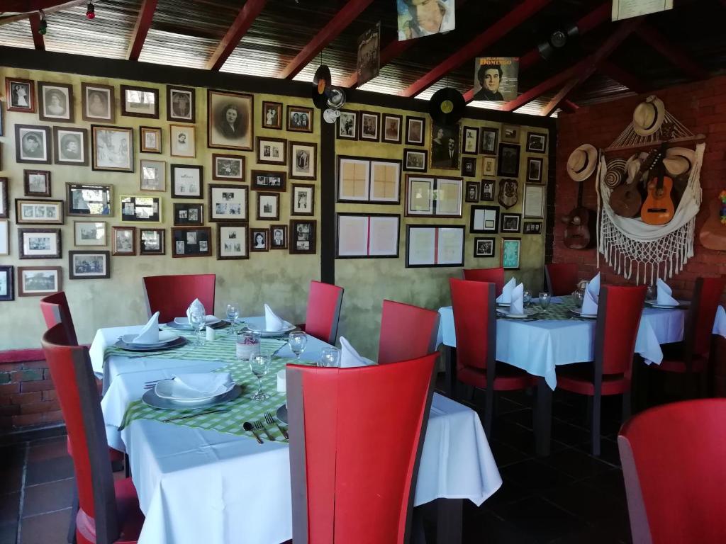 Restaurace v ubytování Hotel Casona Las Juanas