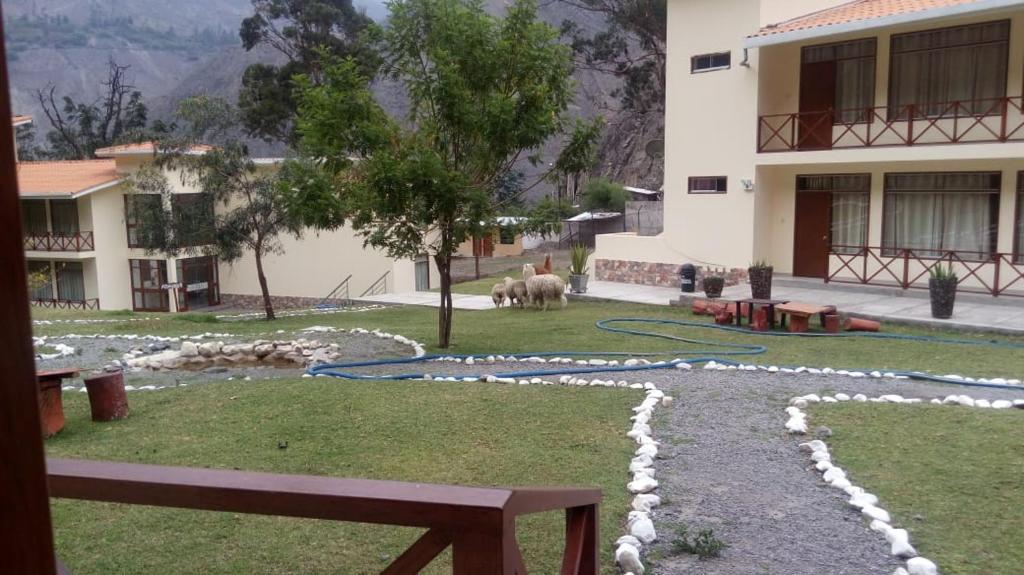 Zahrada ubytování Fundo Hotel Ayarpongo