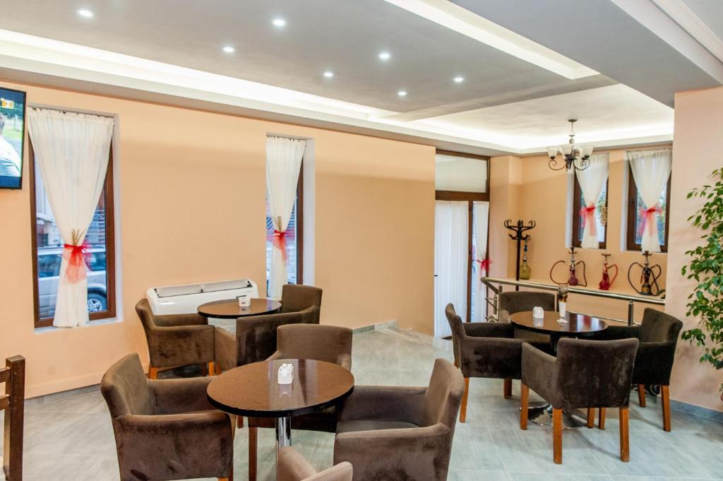 Posezení v ubytování KorcaSmileHotel
