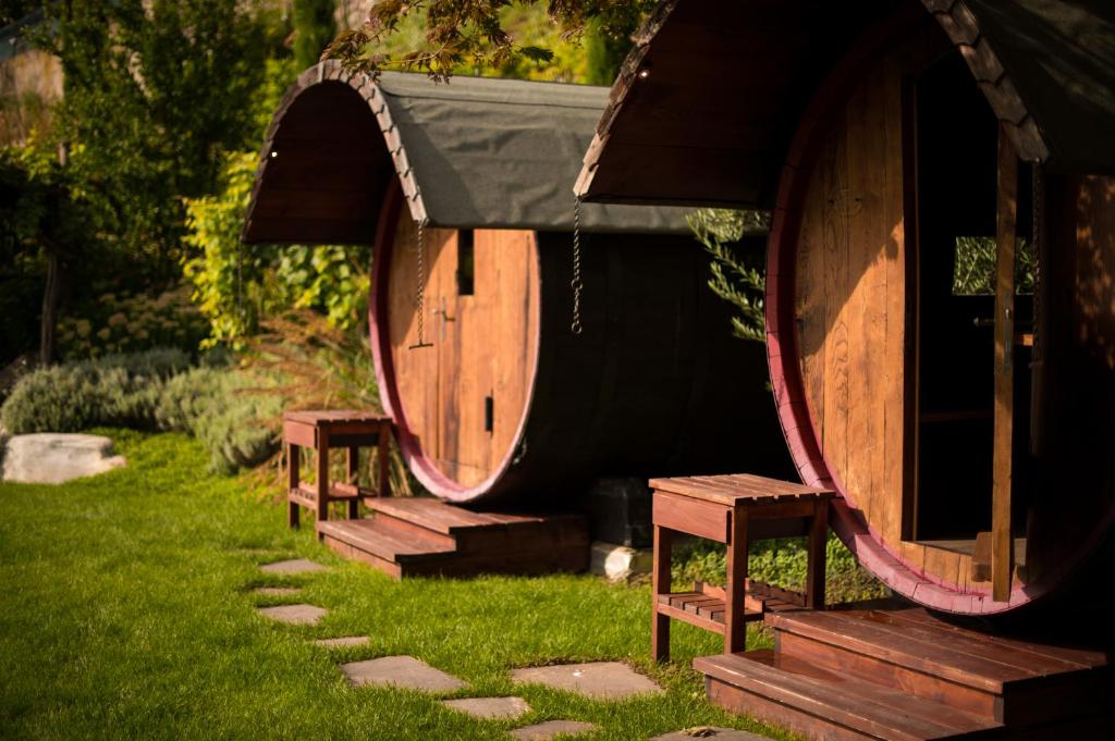 Zahrada ubytování Hotel Paradies