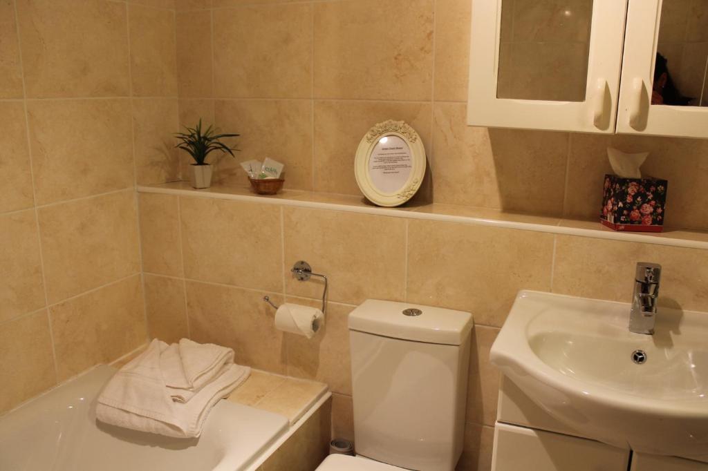 Koupelna v ubytování Sonas Guesthouse