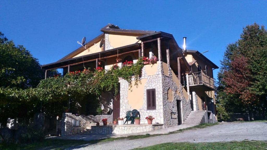 Budova, kde se bed and breakfast nachází