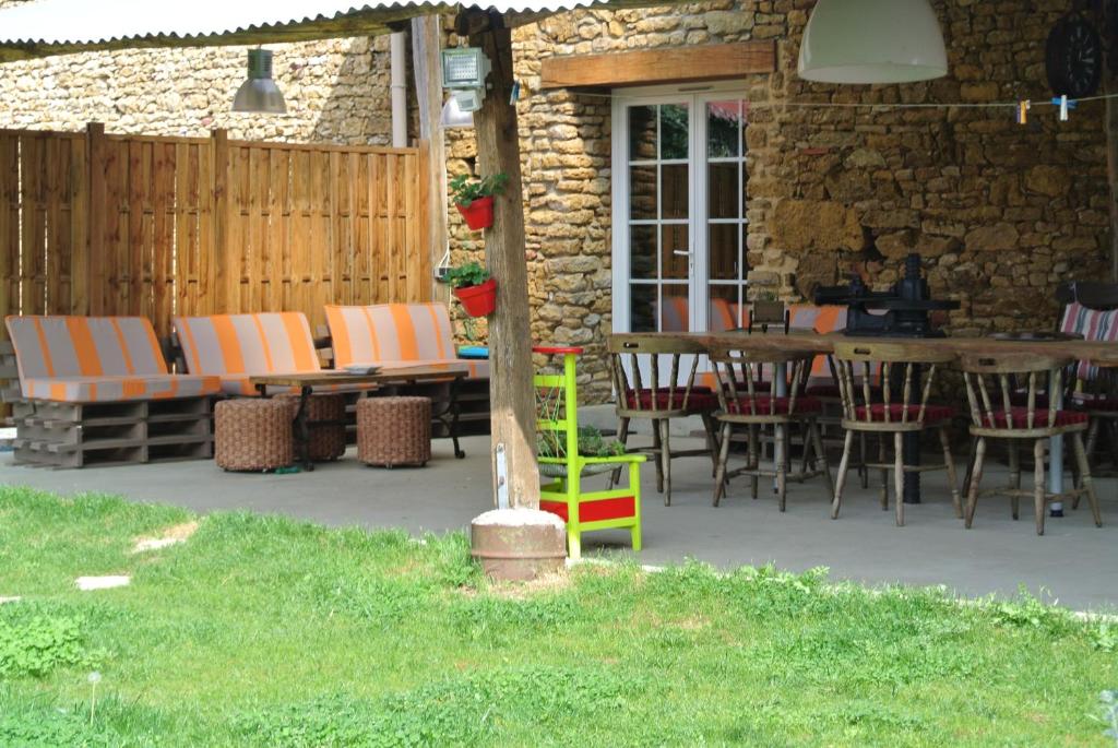 Zahrada ubytování yourtes du bocage