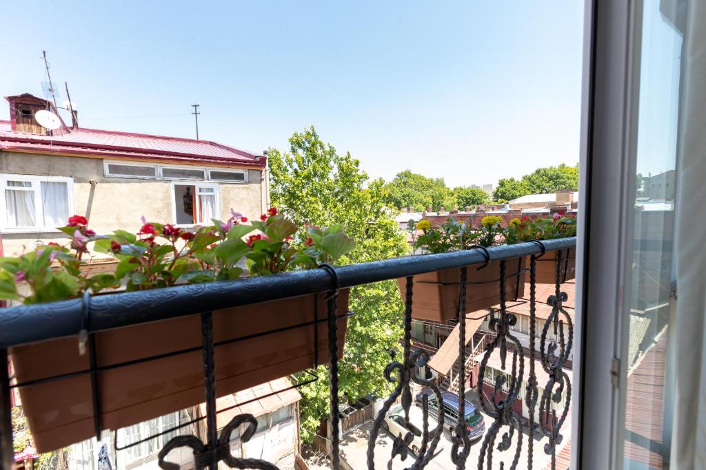 Balkón nebo terasa v ubytování City Center Apartment