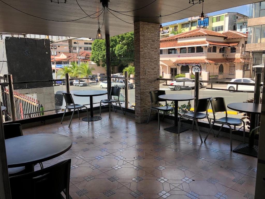 Balkón nebo terasa v ubytování Hotel Costa Inn