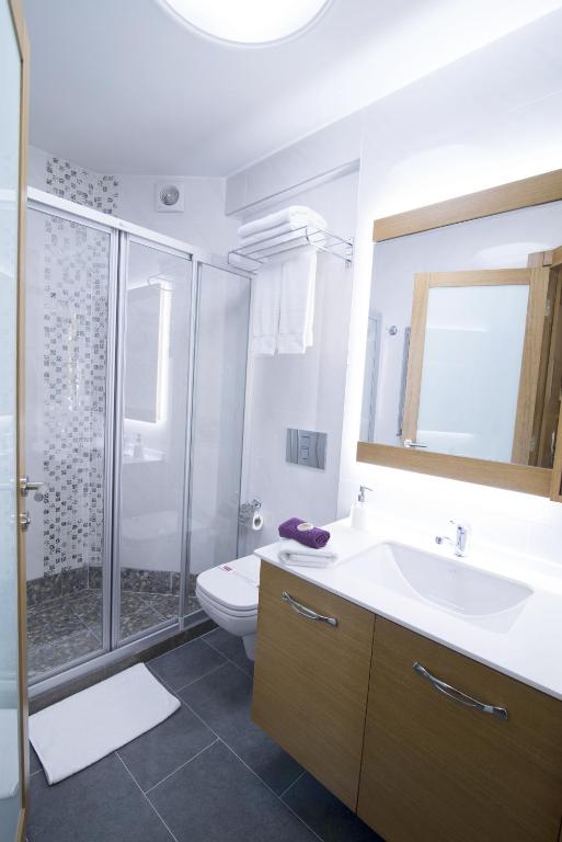Koupelna v ubytování Cumbali Suite Hotel