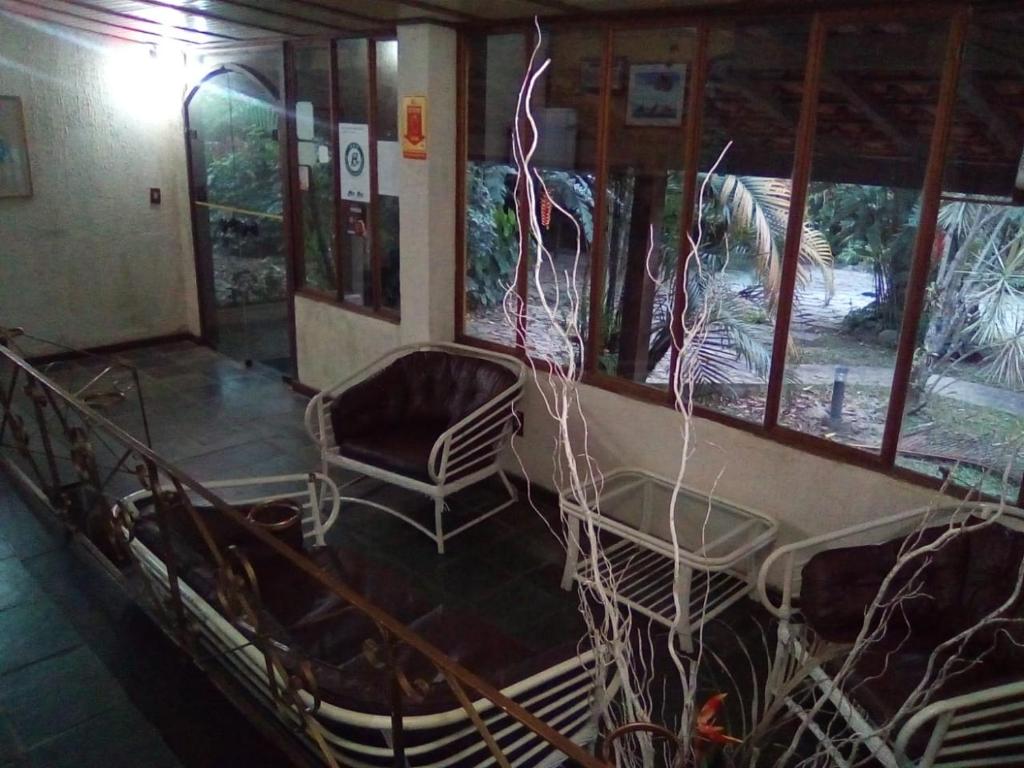 Χώρος καθιστικού στο Casa da Cachoeira