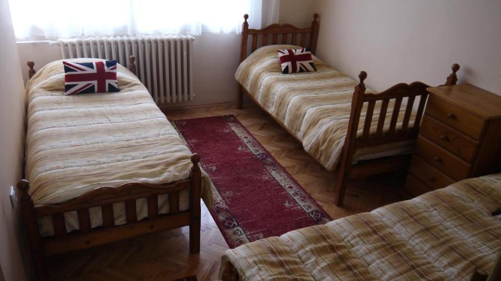 Postel nebo postele na pokoji v ubytování Villa Lola & Nikola