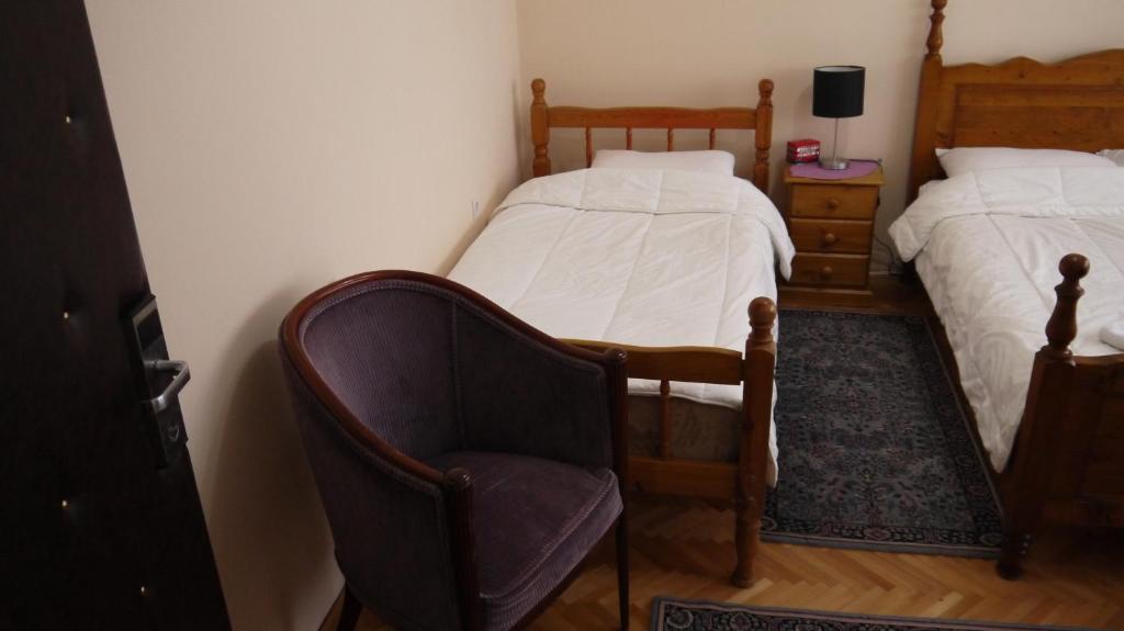 Postel nebo postele na pokoji v ubytování Villa Lola & Nikola