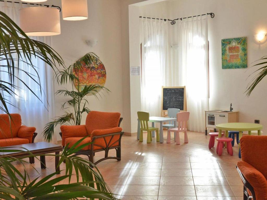 Posezení v ubytování Hotel Gabbiano Beach