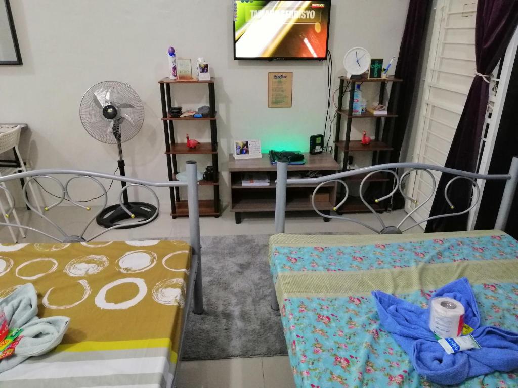 Postel nebo postele na pokoji v ubytování Condo Near NAIA Airport T 1,2,3&4 v4