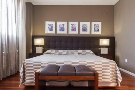 Posteľ alebo postele v izbe v ubytovaní LUXURY PENTHOUSE near beach/Seaview