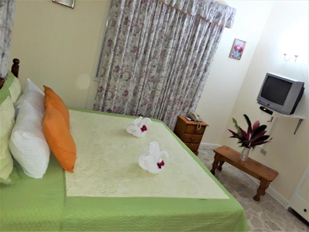 TV a/nebo společenská místnost v ubytování Paradise Inn