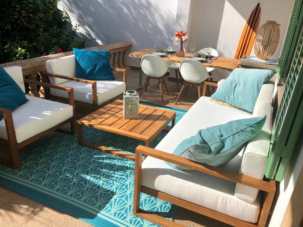 Posezení v ubytování Beach House Mallorca