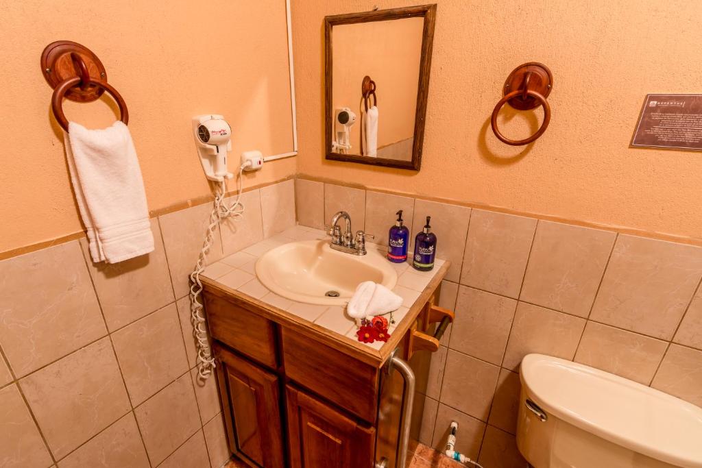 Koupelna v ubytování Hotel Nepenthe B&B
