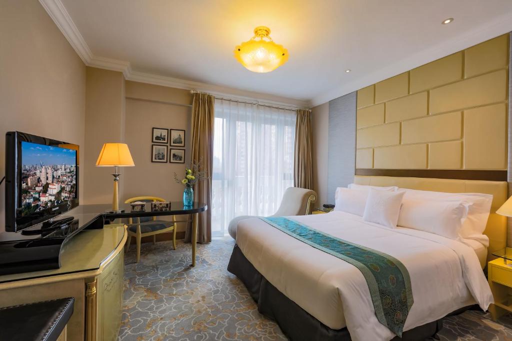 TV a/nebo společenská místnost v ubytování Anting Villa Hotel