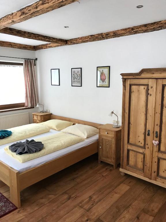 Postel nebo postele na pokoji v ubytování Tuxie Haus