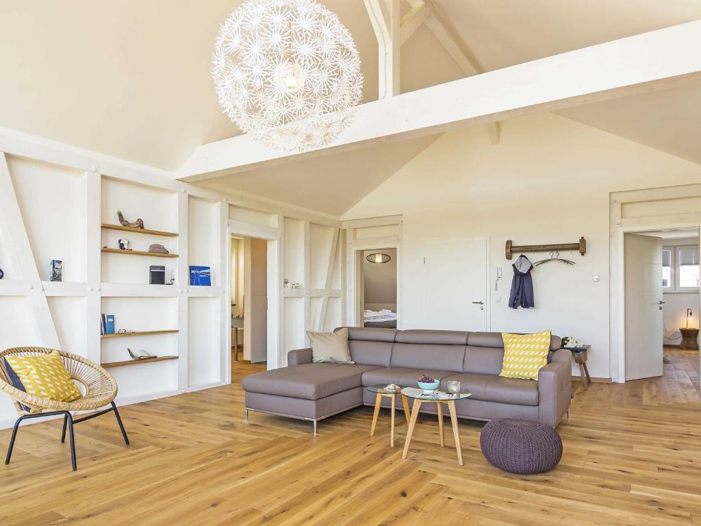 Posezení v ubytování Luxusappartment Auszeit & Meer