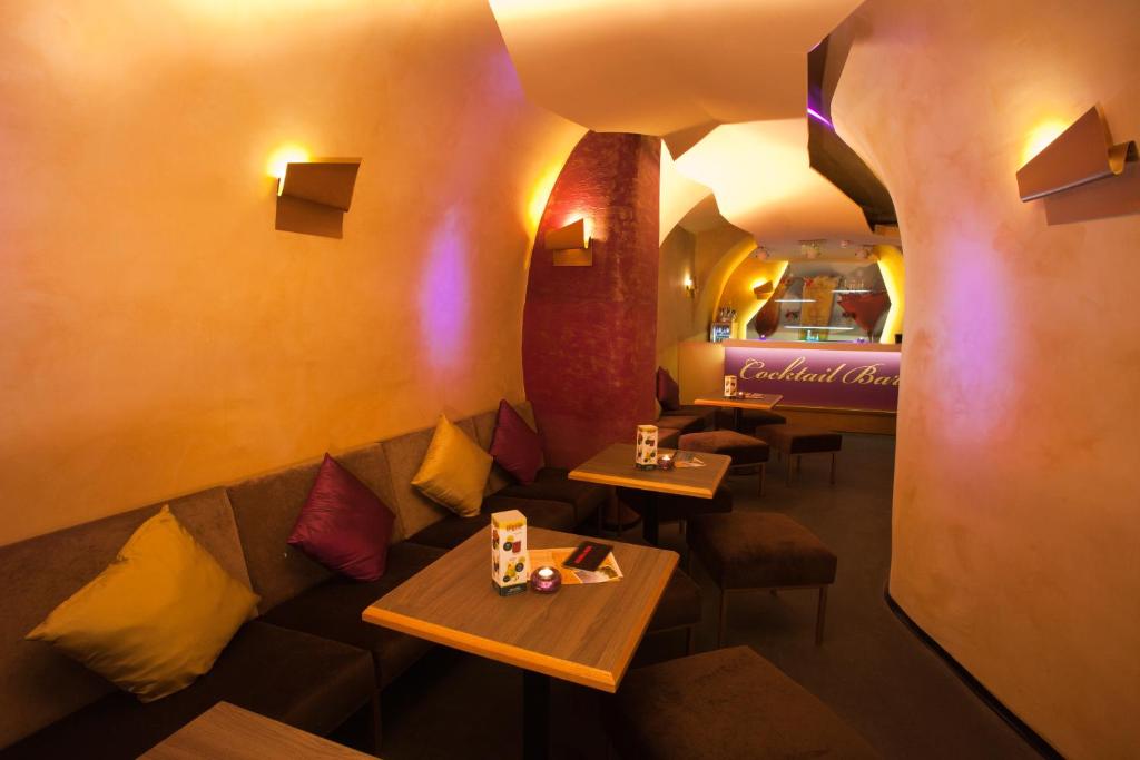 Posezení v ubytování Barokk Hotel Promenád
