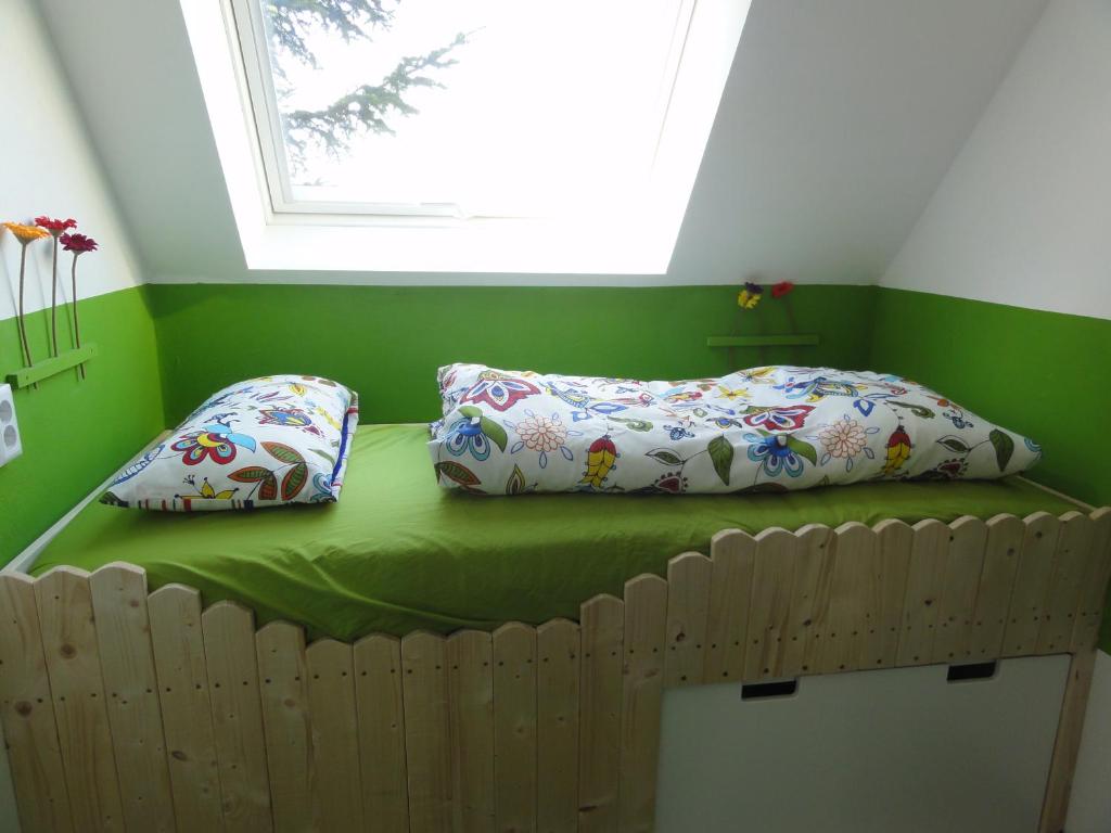 Postel nebo postele na pokoji v ubytování Peanuts Hostel & Meer