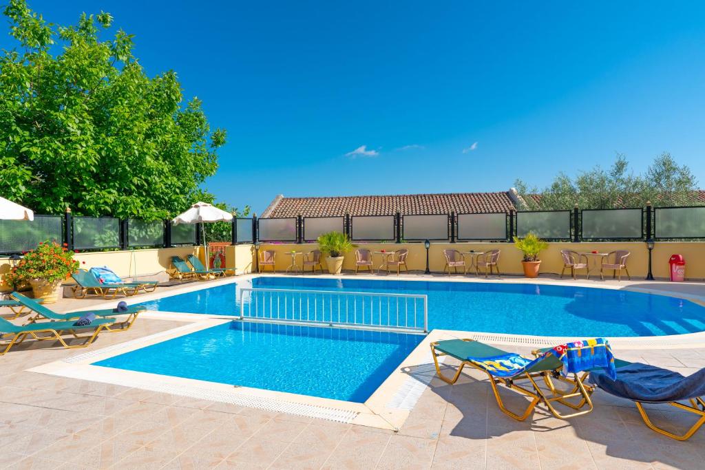 Bazén v ubytování Corfu Secret Hotel nebo v jeho okolí