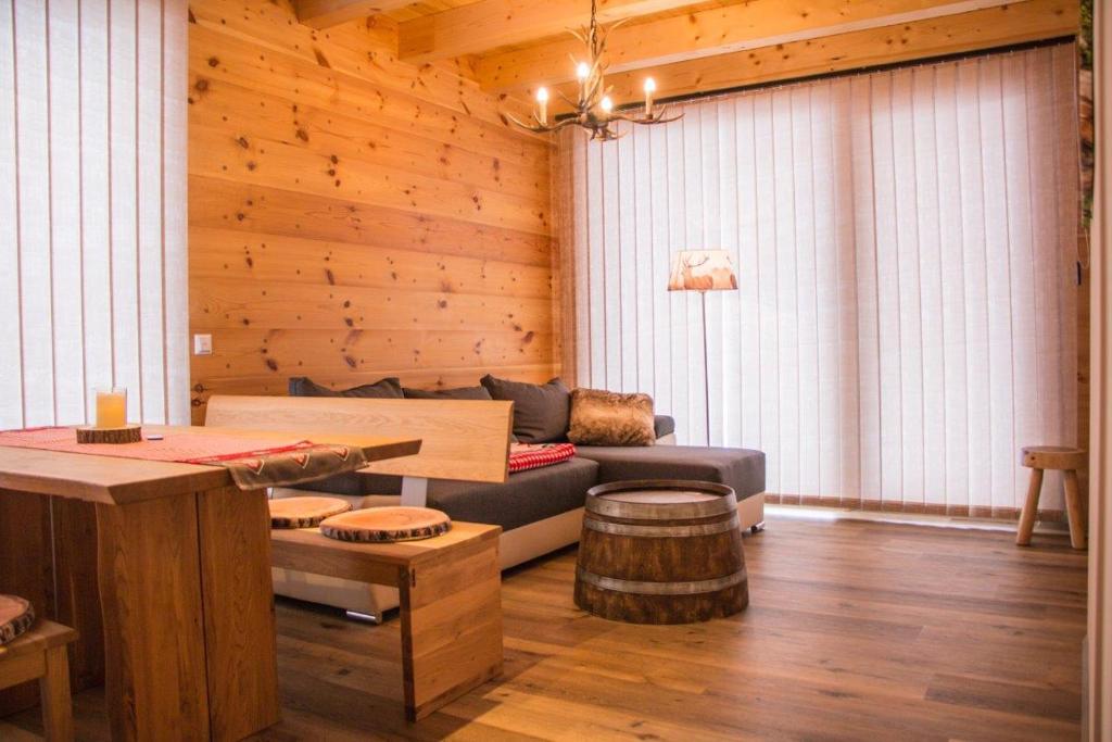 Posezení v ubytování Chalet Traumblick