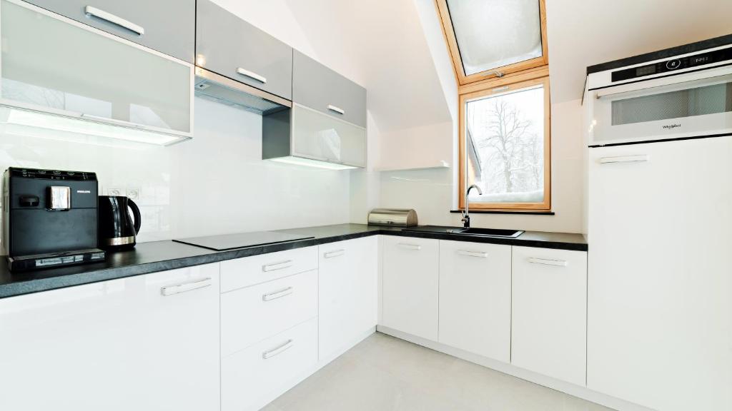 Kuchyňa alebo kuchynka v ubytovaní Apartamenty Sun & Snow Sarnia Residence