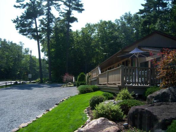 Zahrada ubytování Tall Pines Motel