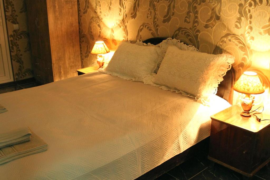 Postel nebo postele na pokoji v ubytování Georgian Hosts Tbilisi