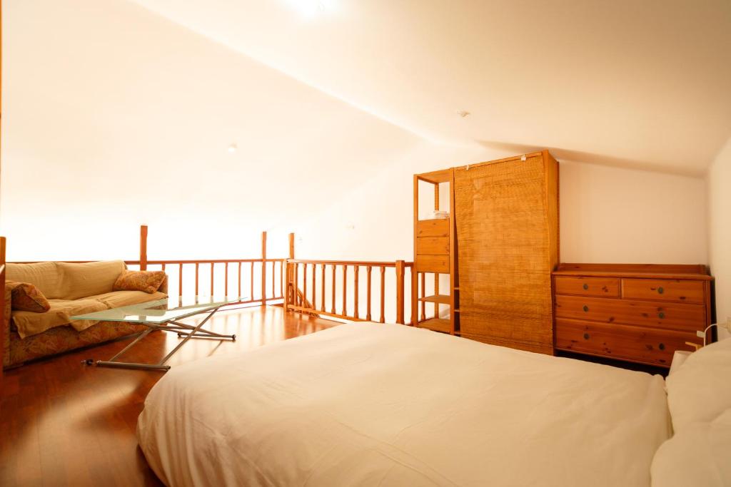 Posteľ alebo postele v izbe v ubytovaní Bungalow Balancon duplex