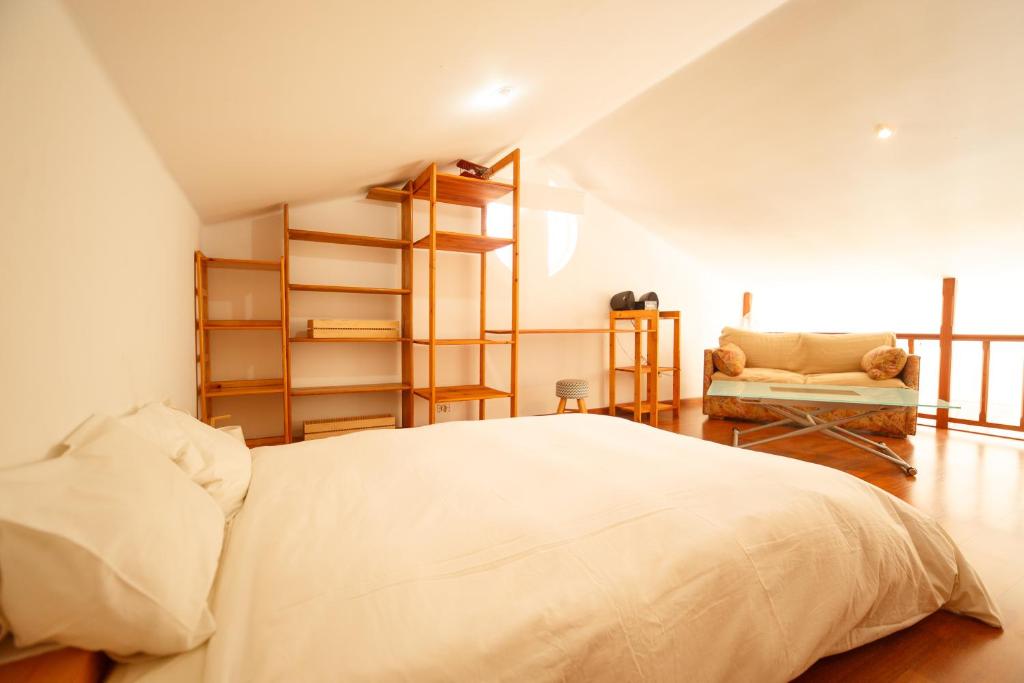 Posteľ alebo postele v izbe v ubytovaní Bungalow Balancon duplex