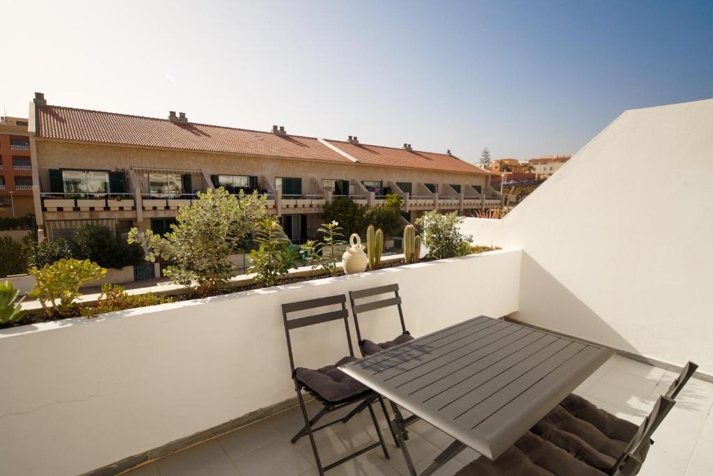 Balkón alebo terasa v ubytovaní Bungalow Balancon duplex