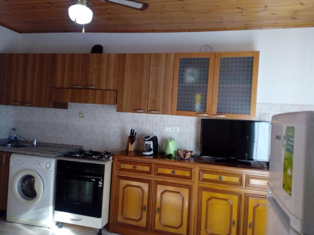 Kuchyň nebo kuchyňský kout v ubytování Affittacamere Graziella