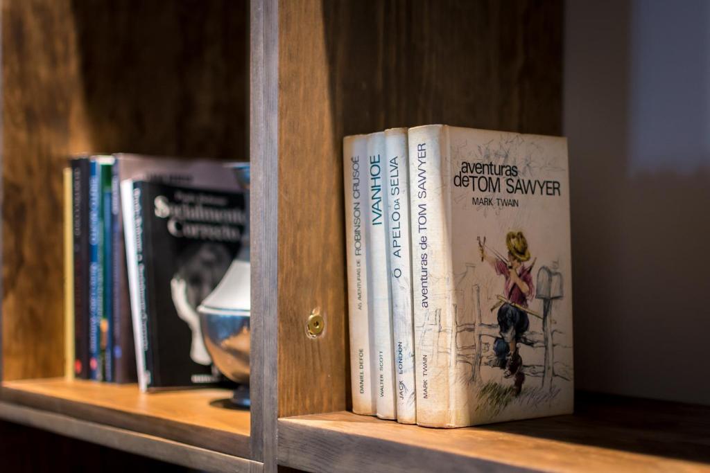 A biblioteca deste hotel