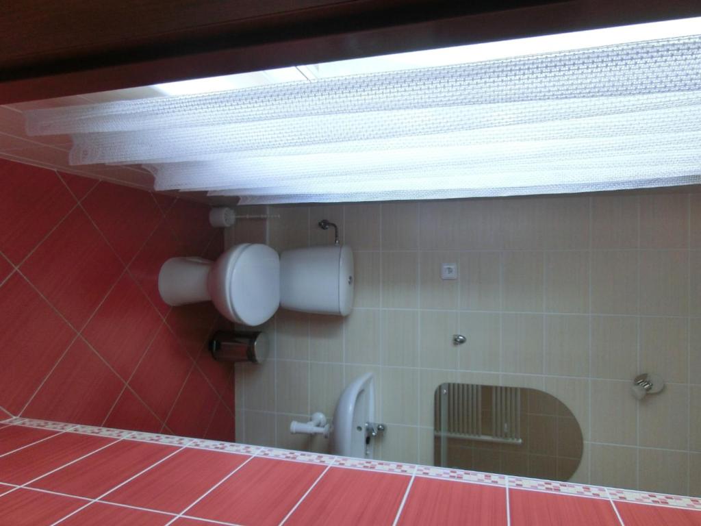 Kúpeľňa v ubytovaní Vila Evička