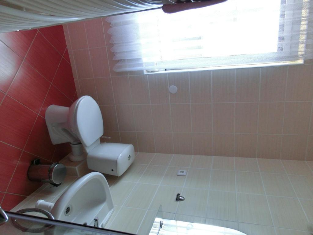 Kúpeľňa v ubytovaní Vila Evička